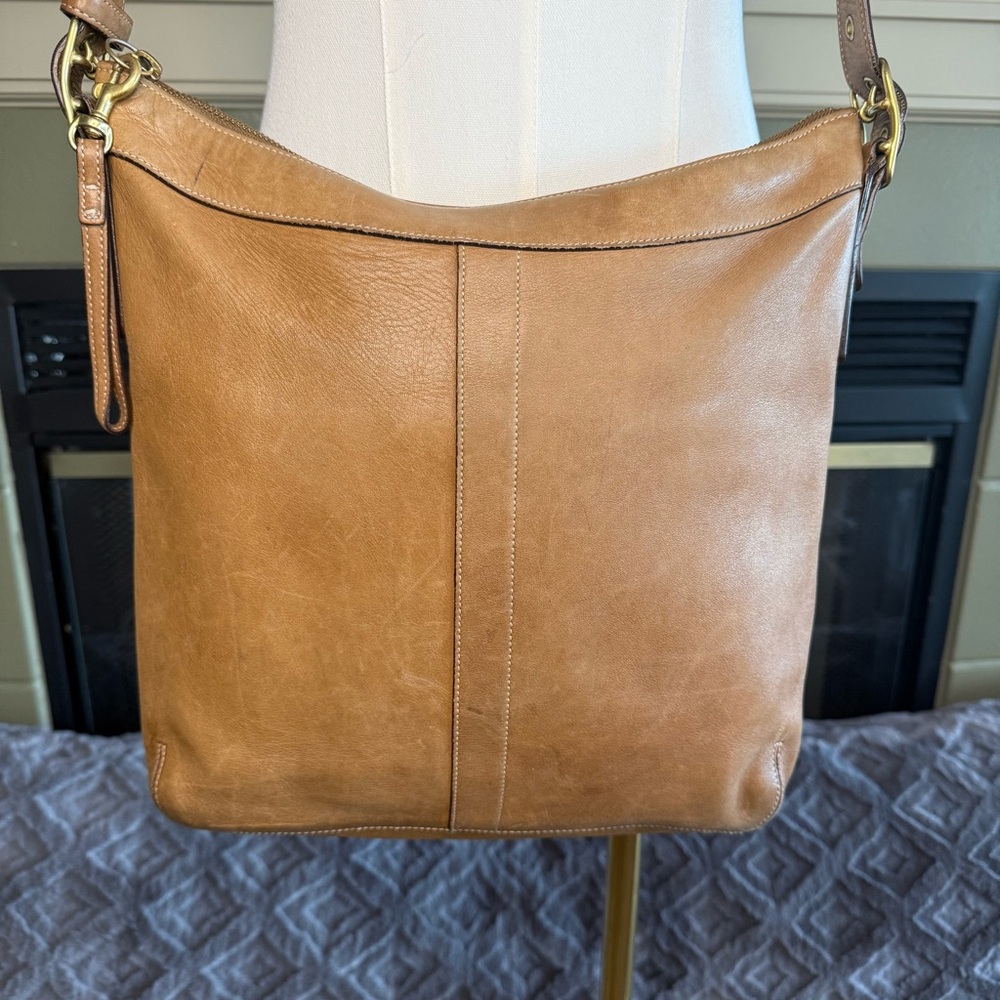 Coach 2003 Retro Medium Slim Duffel aka Legacy Slim Duffle-Tan Leather-Vintage